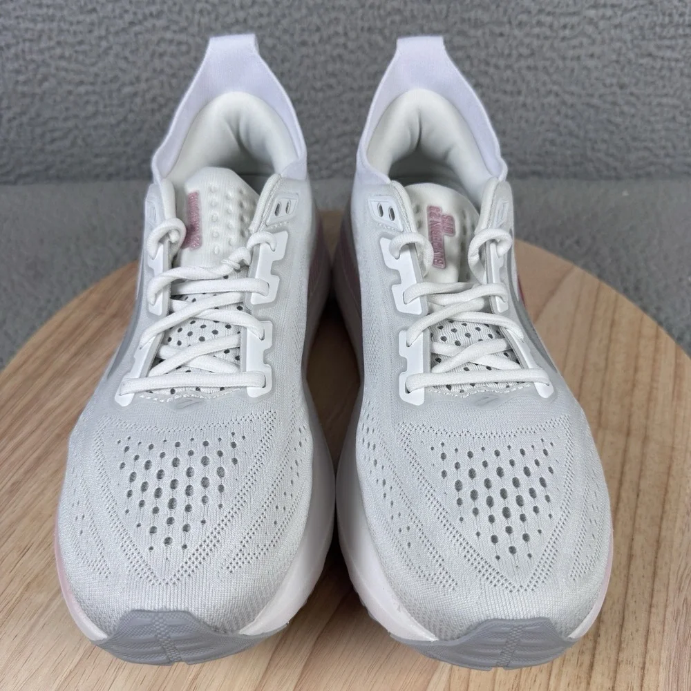 Brooks Glycerin GTS 23 Womens 9.5 B White Harbor Mist Running Shoes 1204921B133